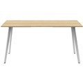 RAPIDLINE ETERNITY HIGH BAR TABLE 2100 X 750MM NATURAL OAKWHITE