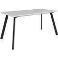 RAPIDLINE ETERNITY MEETING TABLE 1500 X 750MM NATURAL WHITEBLACK