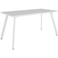 RAPIDLINE ETERNITY MEETING TABLE 1500 X 750MM NATURAL WHITEWHITE