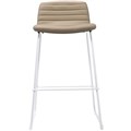 RAPIDLINE PIXEL COUNTER STOOL 630MM ALMONDWHITE