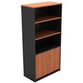 OM HALF DOOR CABINET 900 X 450 X 1800MM CHERRYCHARCOAL