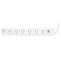 ITALPLAST POWER BOARD 6 OUTLET WITH MASTER SWITCH SURGE AND OVERLOAD 1M WHITE