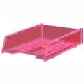 ITALPLAST MULTI FIT DOCUMENT TRAY A4 NEON RED