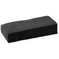 2 PLY QUILTED 18 FOLD BLACK NAPKIN PK100 CTN1000