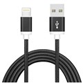ASTROTEK USB MALE TO 8 PIN MALE LIGHTNING DATA SYNC CHARGER CABLE FOR IPHONE 1M BLACK