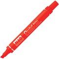 PENTEL N60 PERMANENT MARKER CHISEL 55MM RED BOX 12