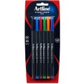 ARTLINE SUPREME FINELINER PEN 04MM ASSORTED PACK 6