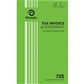 OLYMPIC 725 INVOICE AND STATEMENT BOOK CARBONLESS TRIPLICATE 50 LEAF 200 X 125MM