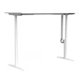 BURO SYNTRA HEIGHT ADJUSTABLE DESK 1800 X 750MM WHITE FRAME