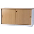 LOGAN CREDENZA 1800 X 450 X 730MM OAKWHITE
