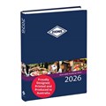 ZIONS TABLE BOOKINGS DIARY 2PAGE PER DAY 300 X 210MM BLUE
