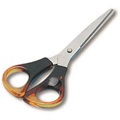 Orange and Amber Handled Scissors
