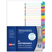 Printable Presentation Dividers