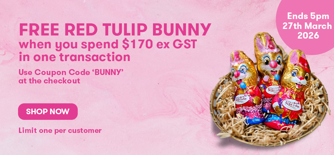 FREE Red Tulip Bunny Easter
